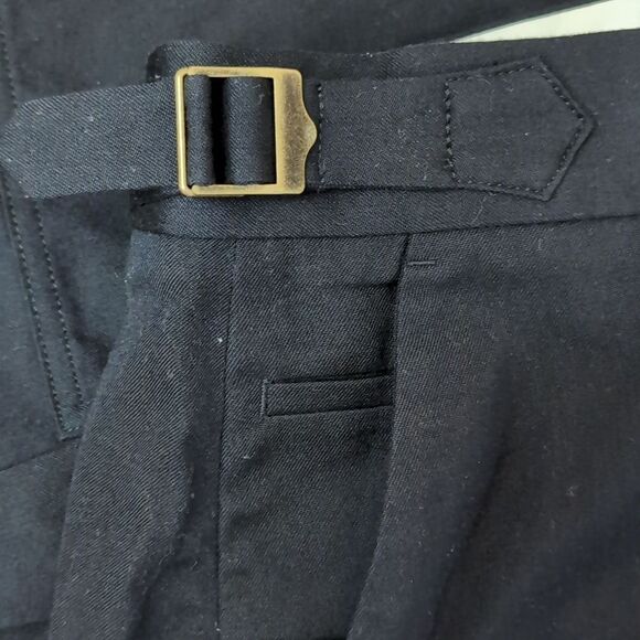 Banana Republic navy wool cullote / Skirt size 30/ large - Picture 8 of 15